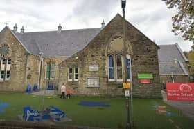 Plans submitted by Buxton Infant School for a new roof as the old one is collecting water.