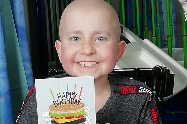 Peter all smiles on his birthday