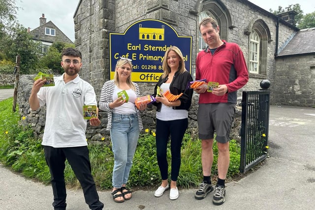 High Peak Comps also supplied end of term toys and choccies for Earl Sterndale School in Buxton.