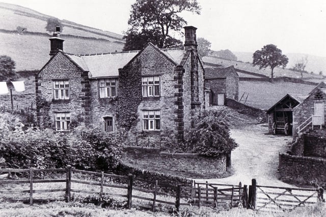 Pictured Cockbridge Farm, Ashopton, in 1935