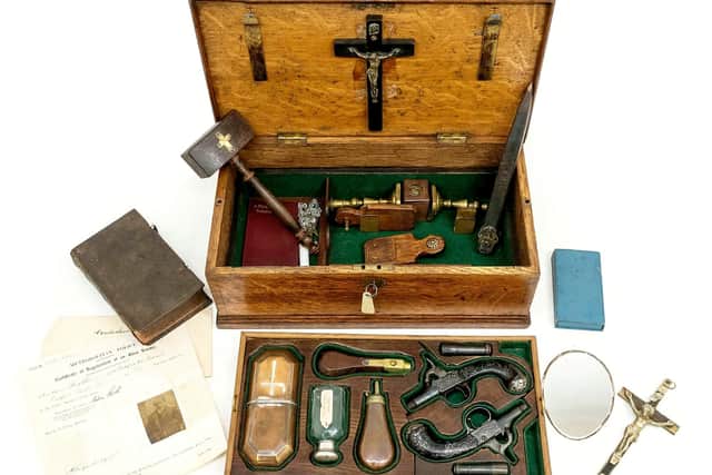 It will go under the hammer at Hansons Auctioneers’ Derbyshire saleroom and it’s expected to spark global interest.