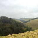A view from New Hanson Grange looking towards land in the care of the National Trust.