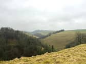 A view from New Hanson Grange looking towards land in the care of the National Trust.