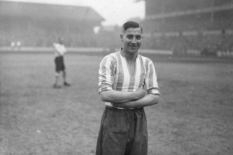 Chesterfield Football Club's Harry Clifton on 17th February 1938.