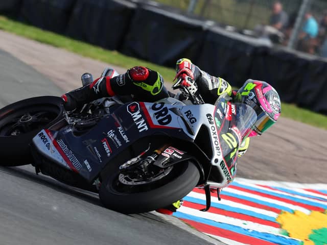 Christian Iddon in action at Thruxton last weekend.