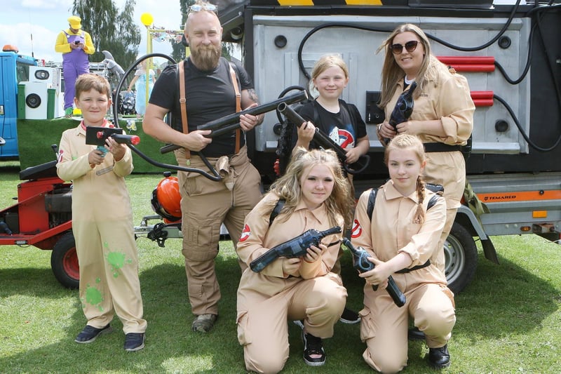 Ghostbusters made an appearance at Bakewell Carnival.