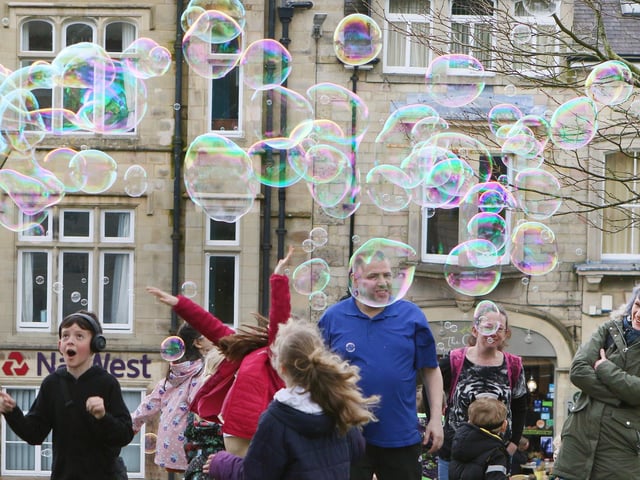 There was lots of bubble fun at this years Spring Fair. Pic Jason Chadwick