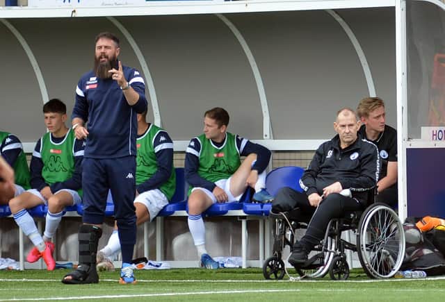 Buxton manager Gary Hayward has praised his staff. Photo: Brian Eyre