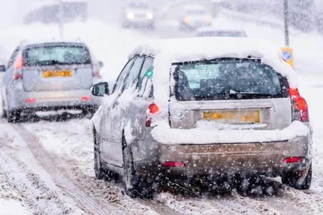 Several Derbyshire roads are closed because of snow.