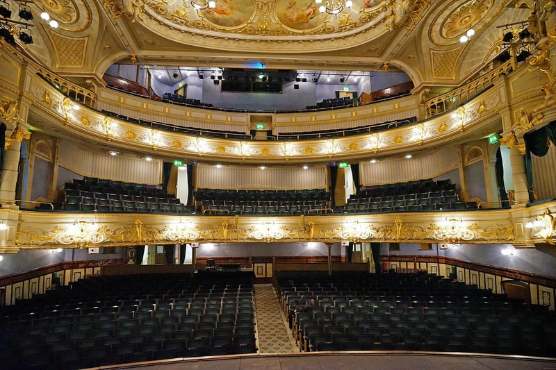 Buxton Opera House is a 902-seat opera house that hosts the annual Buxton Festival and the International Gilbert and Sullivan Festival, among others, as well as pantomime at Christmas, musicals and other entertainments year-round. Hosting live performances until 1927, the theatre then was used mostly as a cinema until 1976. In 1979, it was refurbished and reopened as a venue for live performance.