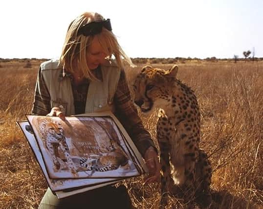 World-renowned wildlife artist Pollyanna Pickering had a particular love for cheetahs.