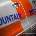 The elderly man was brought to safety by mountain rescue volunteers.  Credit: Derby MRT