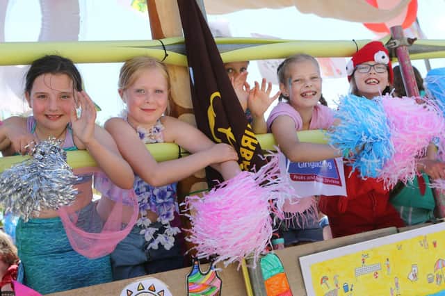 Guides and Brownies pictured at last year's carnival in Buxton. Pic Jason Chadwick