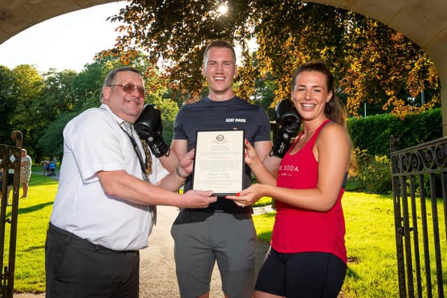 Boxer Jack Massey has been awarded the title of Honorary Freeman of Chapel-en-le-Frith. Photo by Ian Klieve Photography