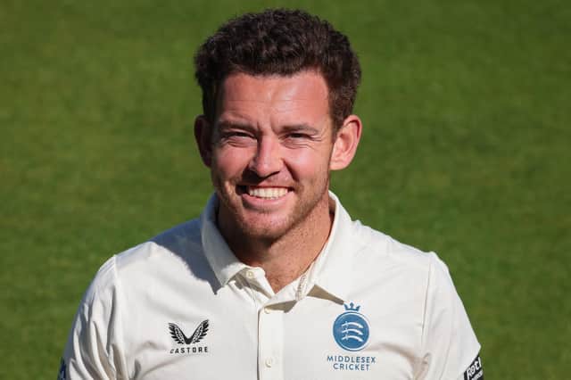 Ryan Higgins frustrated Derbyshire.