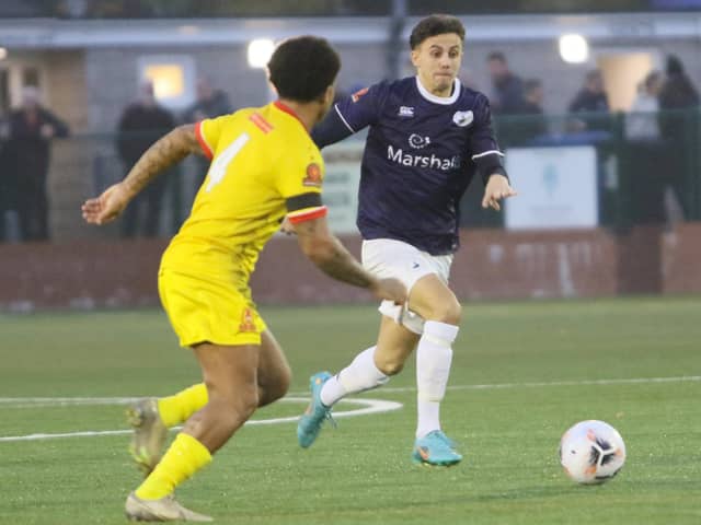 Sam Osborne - bagged the third goal for Buxton.