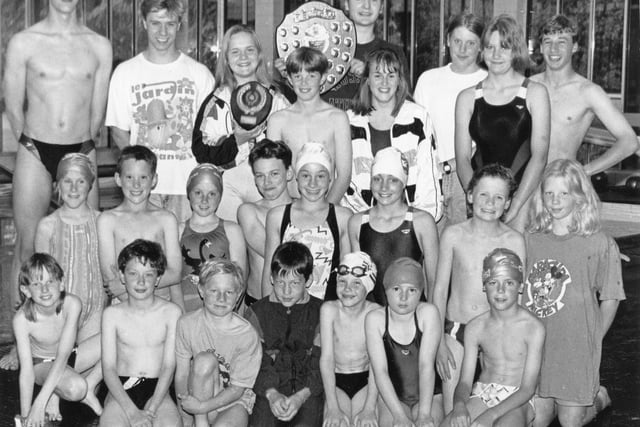 Members of the Buxton Swimming Club squad back in 1993.