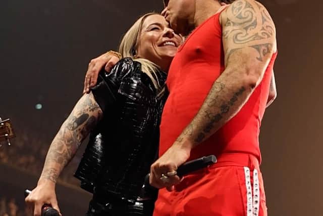 Buxton star Lucy Spraggan wows crowds at Robbie Williams gig. Photo Lucy Spraggan