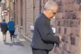 This is the man that officers are attempting to trace.