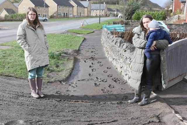 Residents Billie Guess and Hannah Wardle believe the new housing has made the situation worse. Photo Jason Chadwick
