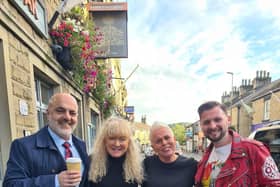 Jacqui O'Brien said she met some of the cast and crew and they were all 'absolutely lovely'.  She said: "My friend is manager at the Age UK shop which they used as a filming location. She did a fabulous Christmas window for them, which they loved."