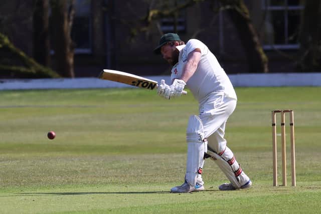 Andrew Slater scores an impressive 44 runs for the 1st XI