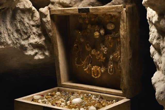 15th century treasure discovered in secret passage of Poole’s Cavern. Photo submitted