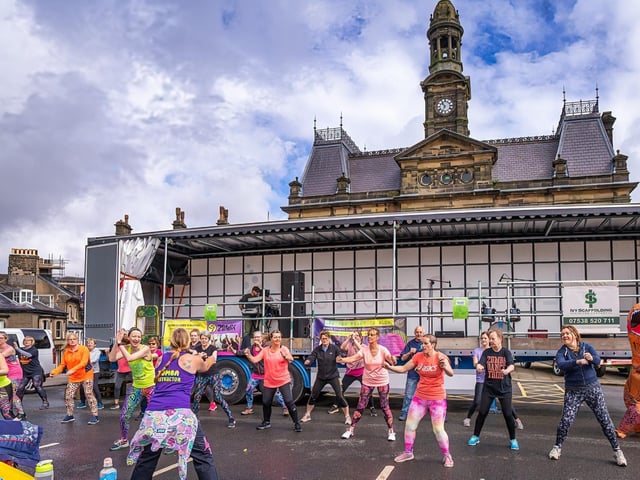 Clubbercise and Zumba with Accidental Fitness. Pic David Dukesell