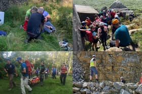 Edale Mountain Rescue attended seven incidents last weekend, including a walker who took a six metre fall before losing consciousness.