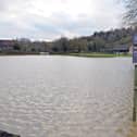 A photo from Ambergate Cricket Club, which flooded in January 2021.