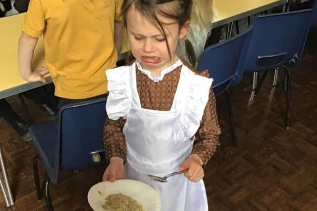 Pupils didn't enjoy the gruel!