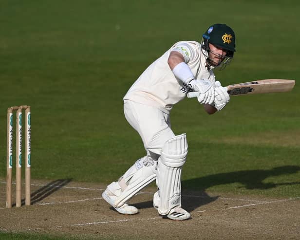 Ben Duckett is currently 69 not out. (Photo by Gareth Copley/Getty Images)