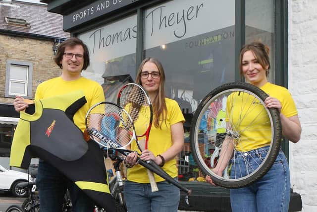 Carly Barnes, Matthew Howarth and Rebecca Mills from the Thomas Theyer Foundation have launched a new campaign BOB - Buy Our Building and have set themselves a two year target of raising £175,000.Pic Jason Chadwick.
