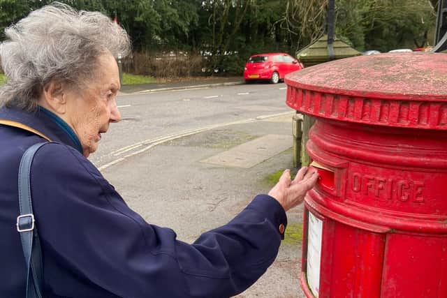 A resident of Portland nursing home posted the letters on behalf of her neighbours.