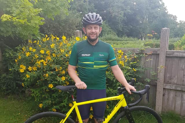 Mikey Heathcote will be cycling 980 miles from Land's End to John O' Groats in September to raise money for Macmillan