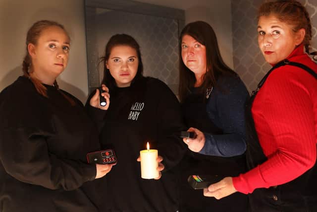 Kinder Paranormal group -  Alice Womack, Jodi Goodwin, Lauren Preston and Leanne Parker