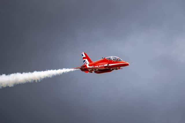 The Red Arrows will take to the skies in Derbyshire again this weekend. Photo by Matthew Horwood/Getty Images.
