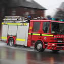 Fire crews are still at the scene of the blaze today.         .