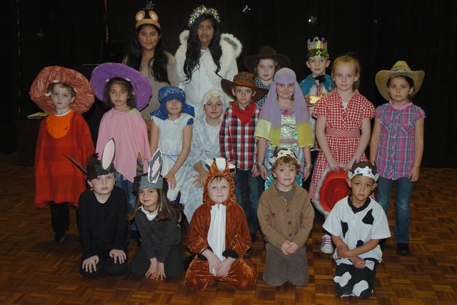 Cowboys and shepherds at St Georges Primary's Nativity in 2012. Photo Jason Chadwick