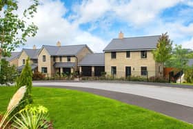 BM - An external view of the Hale and Tamerton show homes at Barratt Homes' Midshire Meadow