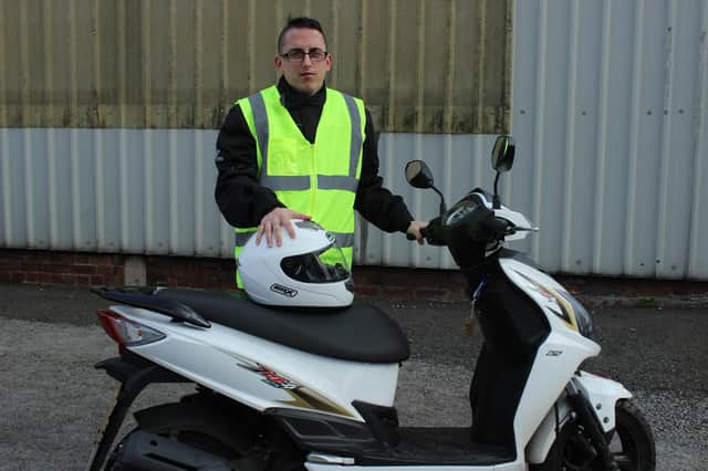 Robert Clark has been helped by the Wheels to Work programme.