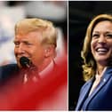The contenders: Donald Trump and Kamala Harris