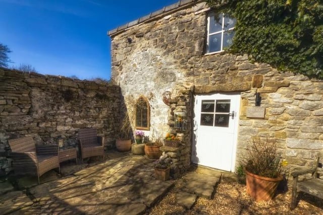 Relax on the patio and you might be lucky enough to see Jenny the wren returning to her home through a hole in the wall attached to the cottage.