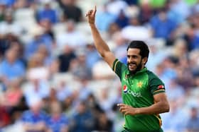 Hasan Ali took a hat-trick as Warwickshire successfully defended a big total against Derbyshire.