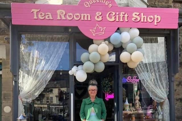 Lynn Barraclough outside the relocated Shabby Chic and Gifts. Photo Submitted