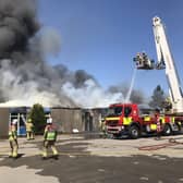 Harrington Junior School in Long Eaton burned down in an accidental blaze.