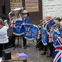 Whaley Bridge brass band performing at the Queen;s Jubilee last year will also be performing a free concert for the King's Coronation.  Pic Whaley Bridge Brass Band