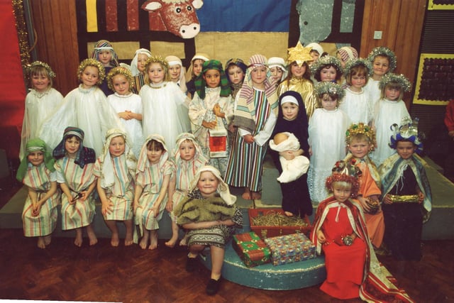 Burbage Primary's nativity play in 2000.