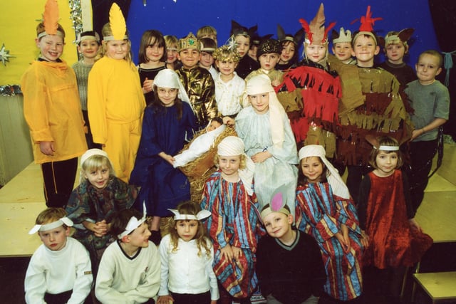 Buxworth Primary's nativity in 2000.