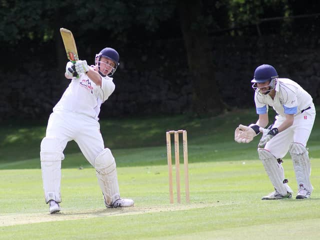 Adam Critchlow scored a fine century for Dove Holes on Saturday.